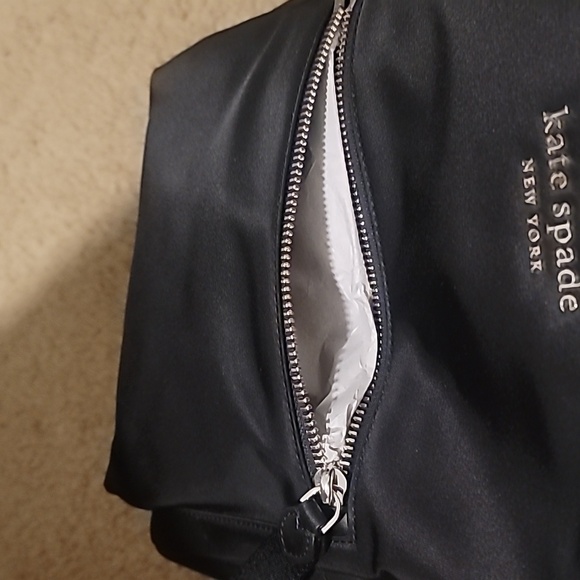 New Kate Spade Black Nylon Backpack/purse - Picture 5 of 6
